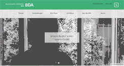 Desktop Screenshot of bda-koeln.de